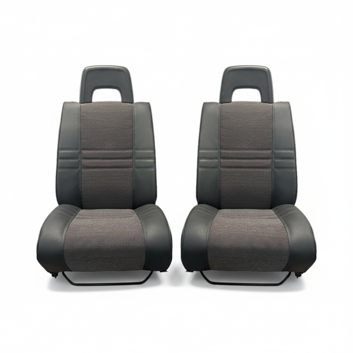 Garnitures Sièges Avant Citroën C15 Gris Rouge | Réf. C15SE003