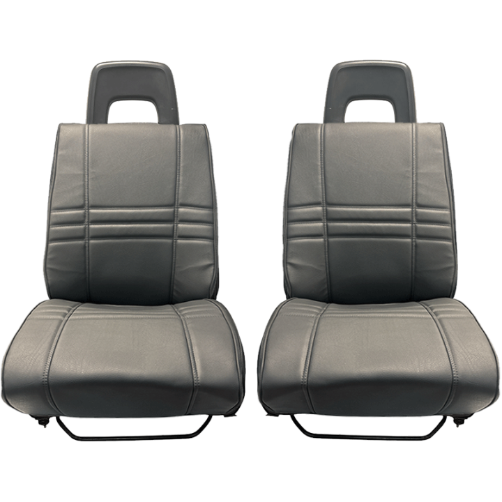 KIT DE 2 GARNITURES AVANT SIMILI GRIS POUR CITROEN C15