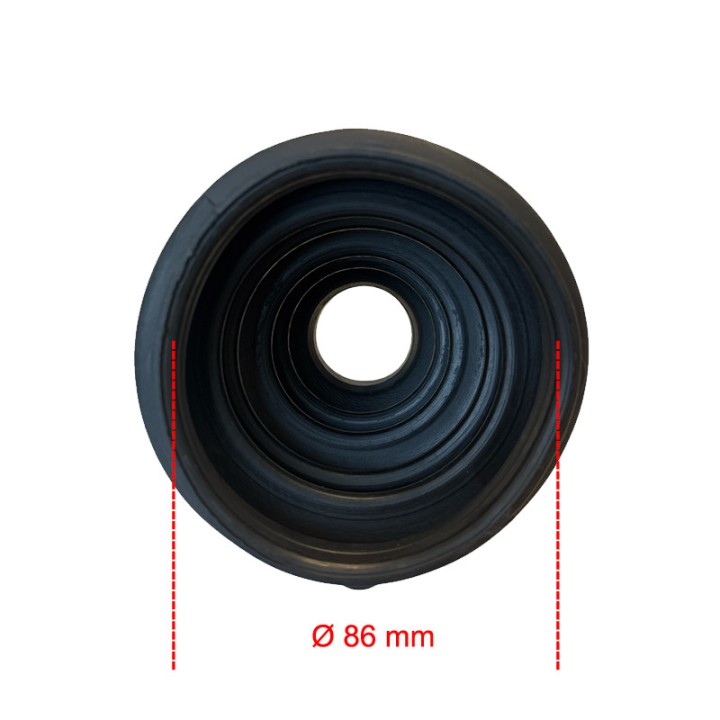 SOUFFLET DE CARDAN COTÉ ROUE C15 Ø 86 X Ø 32 HAUTEUR 120 MM